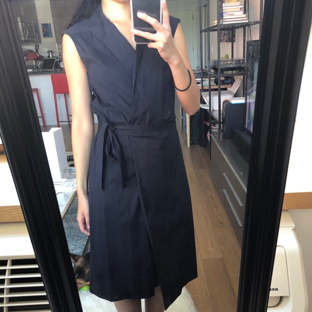 Theory Julissa Luxe Wrap Dress